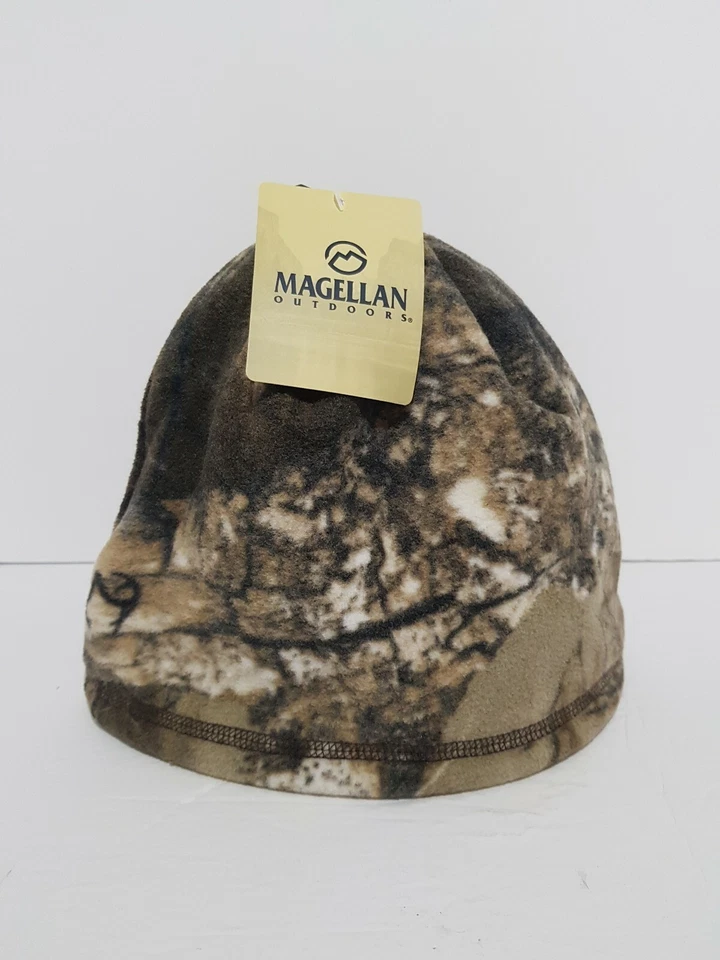 MAGELLAN REVERSIBLE FLEECE BEANIE OSFM BLAZE ORANGE AND REALTREE EDGE - Image 1 of 4
