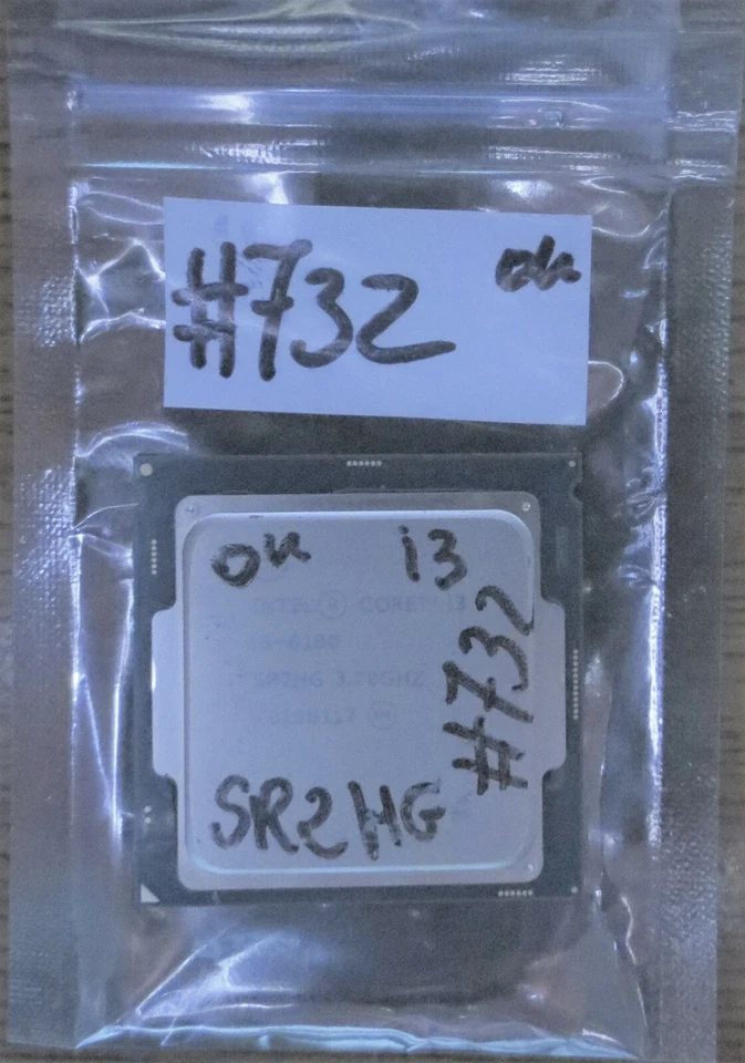 INTEL CORE I3-6100 3.70GHZ Dual Core SR2HG LGA1151 (Objet N° #732) - Bild 1 von 1