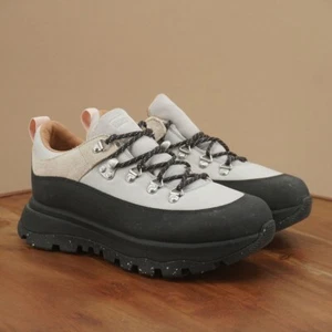 Fitflop Neo Hyker Botas Plataforma Taco Con Cordones Gris Lona Tenis Mujer 8 - Imagen 1 de 9