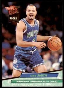 1992-93 FLEER ULTRA CHRIS SMITH MINNESOTA TIMBERWOLVES #309