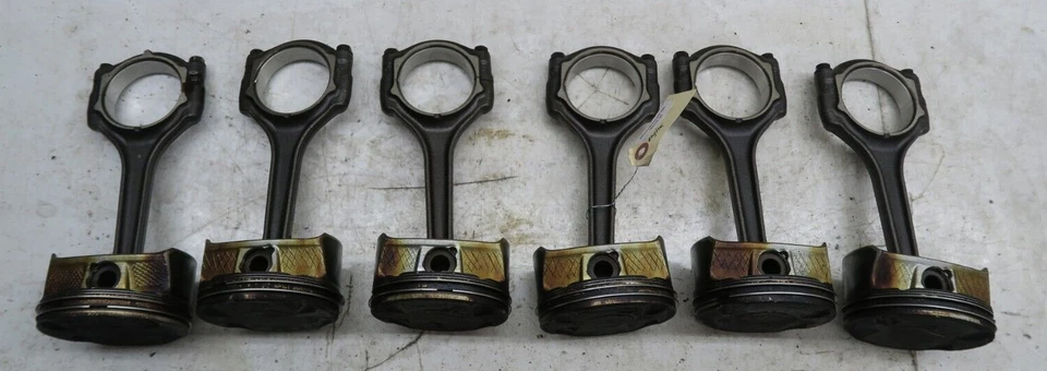 Chrysler 300 2011-2014 OEM 3,6 L motor pistones con juego de 6 barras de conexión Foto 1 de 4