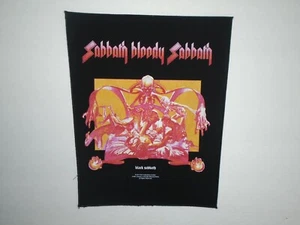 BLACK SABBATH BLOODY SABBATH PRINTED BACK PATCH - Picture 1 of 1
