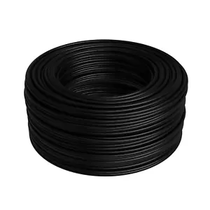 Cables Ethernet CAT6 negros 500 pies UTP 23AWG caja de extracción CCA sólida - Imagen 1 de 9