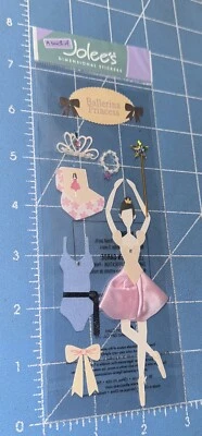 Pegatinas de álbumes de recortes de baile de ballet princesa bailarina Jolee's Foto 1 de 2