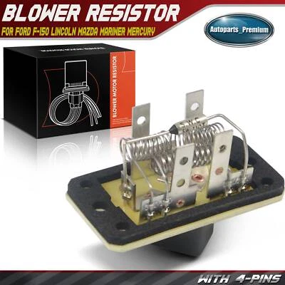 Resistencia del motor del soplador del calentador para Ford F-150 1997-2004 F-250 F-350 Escape Mustang Foto 1 de 4