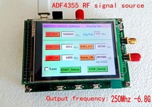 Generador de señal de RF de barrido ADF4355 250 MHz-6,8G frecuencia de microondas VCO - Imagen 1 de 7