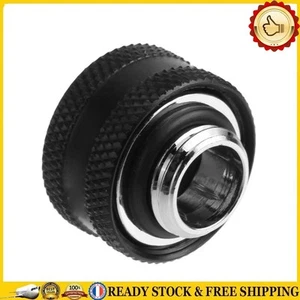 G1/4 Thread Rigid Tube 14mm Hard Tube Extender for PC Water Cooling(Black) - Afbeelding 1 van 9
