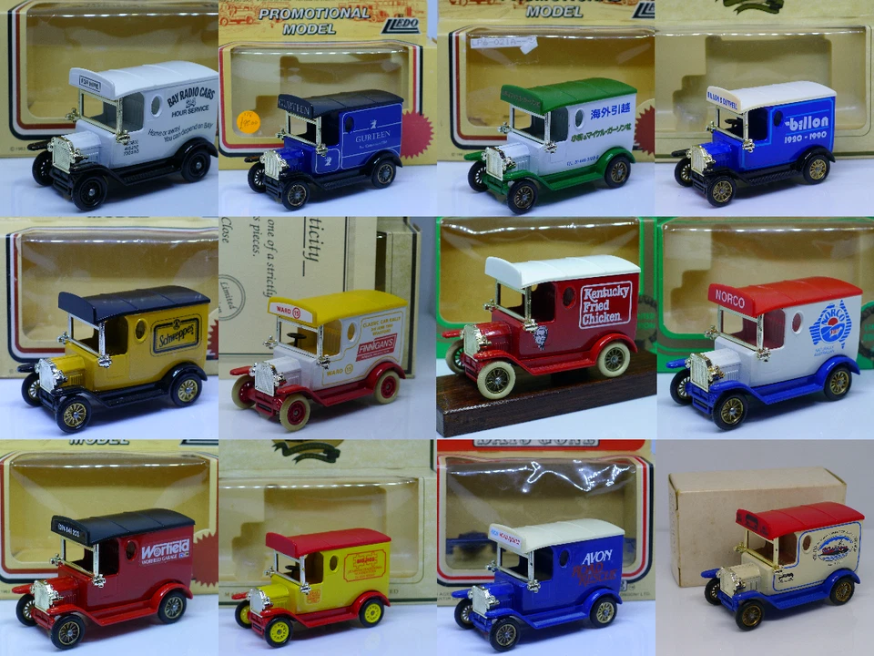 LLEDO LP6 PROMOTIONAL FORD MODEL T VANS - 250 CHOICES, LOW PRICES FROM £2 - LOT1 - Image 1 of 1