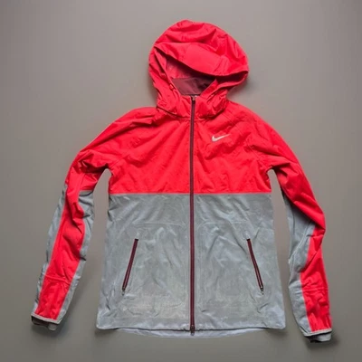 NIKE SHIELD FLASH WOMEN'S RUNNING JACKET/FLASH/ REFLECTIVE 619026 660 MEDIUM  - Image 1 of 4