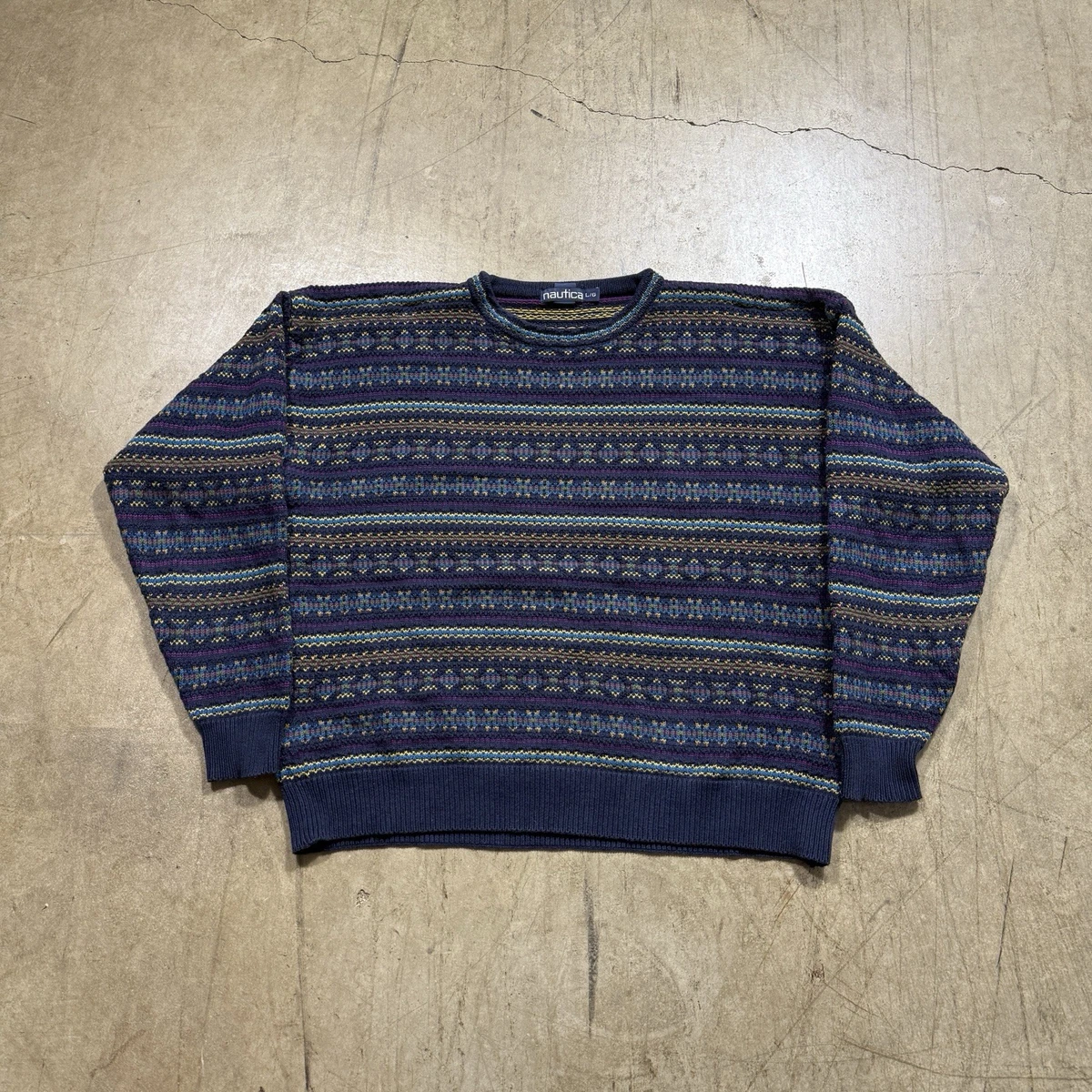 Nautica 100% Cotton 90s Crewneck Sweaters for Men for sale | eBay