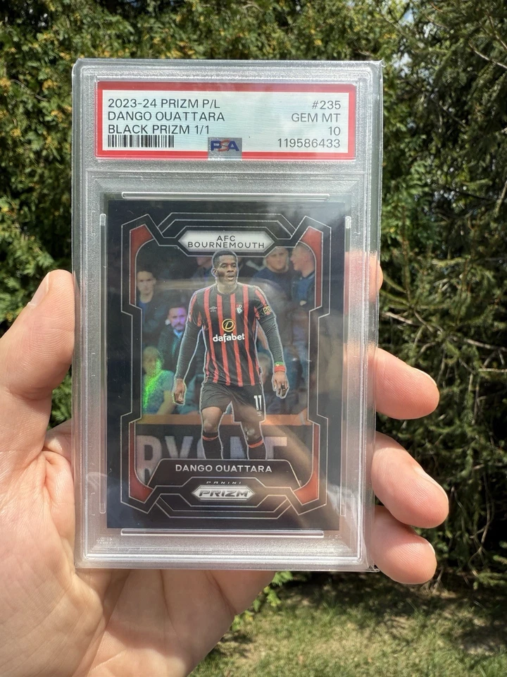 2023-24 Panini Prizm PL Dango Ouattara #235 Black Prizm 1/1. PSA 10. 1st Prizm - Image 1 of 1
