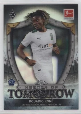 2021-22 Topps Chrome Bundesliga Heroes of Tomorrow Kouadio Kone Koné Rookie RC - Image 1 of 2