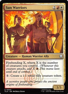 Sun warriors 244 Avatar The Last Airbender Magic the Gathering 002268 - Picture 1 of 2