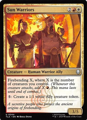 Sun warriors 244 Avatar The Last Airbender Magic the Gathering 002268 - Image 1 of 2