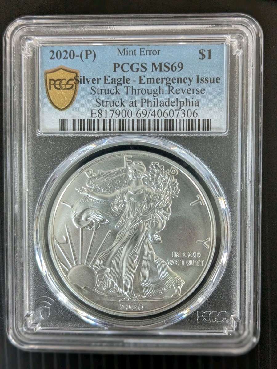American Eagle - アメリカ 2020 PR69 PCGS鑑定 シルバー イーグル ＄1 銀貨 Yahoo!オークション - 【大黒屋】2020年 アメリカ イーグル銀貨