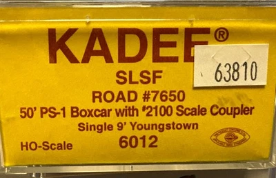 Kadee Cars HO Scale #6012 50’ PS-1 Boxcar SLSF #7650 NIB - Image 1 of 3