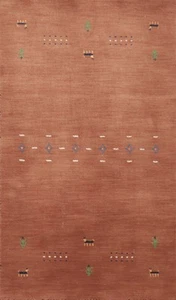 Little Animals Tribal Style Wool Indian Accent Rug 3x5 ft Hand-knotted for Foyer - Picture 1 of 11