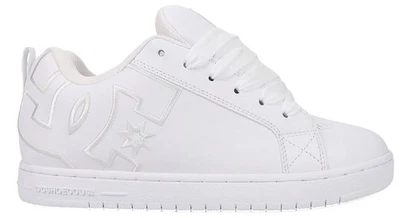 DC Court Graffik Shoe - White / White - New - Image 1 of 2