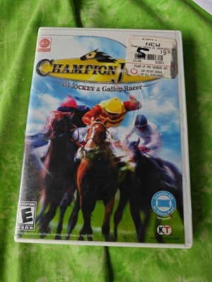 Champion Jockey G1 Jockey Gallop Racer Nintendo Wii 2011 Complete in Box - Image 1 of 4