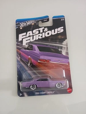 Hot Wheels Chevy Impala 1966 Fast Furious 3/5 HNR88 2024 1:64 - Bild 1 von 2