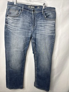Buckle BKE Jeans Mens 40R Blue Denim Tyler Straight Relaxed Light Wash - Picture 1 of 11