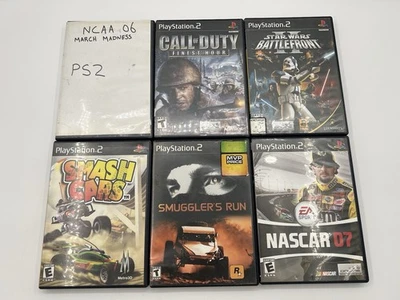 PS2 Game Bundle 6 juegos sin probar con arañazos en fundas Sony PlayStation 2 Foto 1 de 4
