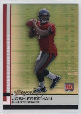 2009 Topps Finest Gold Refractor /75 Josh Freeman #61 Rookie RC - Image 1 of 2