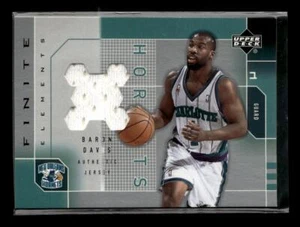 2002-03 Upper Deck Finite #BD-J Baron Davis Elements Jerseys - Picture 1 of 2