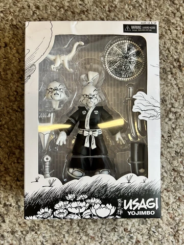 NECA Teenage Mutant Ninja Turtles Black & White Usagi Yojimbo Cover