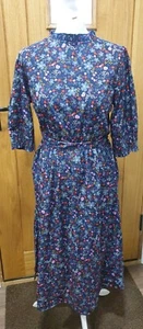 ¡¡NUEVO!! Vestido floral azul QED London talla 12 - Imagen 1 de 10