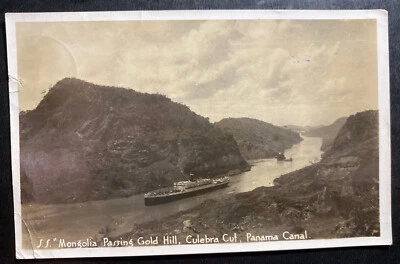 1928 Curacao RPPC Postcard Cover To Nuremberg Germany SS Mongolia Passing Gold - Image 1 of 2