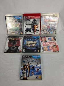 Lot Of 7 PS3 Games Battlefield Homefront Sports Champions Bowling Monopoly - Picture 1 of 5
