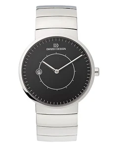 Danish Design IQ62Q830 Black Dial Titanium Quartz Classic Men's Watch - Picture 1 of 1