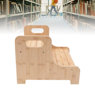 High Beds Bed Steps For Elderly/ Child Two Step Stool Stair Ladder Bath Benches - Image 1 of 4