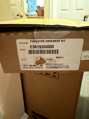 Kit de barra transversal Subaru Forester 2014-2018 OEM e361SSG000 Foto 1 de 3