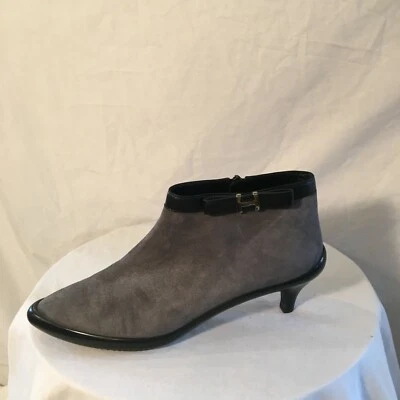 Botín Hogn de gamuza con ribete de cuero 39,5 Foto 1 de 4