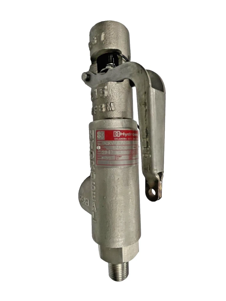 HYDROSEAL  3CRV3LN/G5 SS CF8M Safety Relief Valve 1/2" NPT 2400 psi 2947 scfm - Image 1 of 3