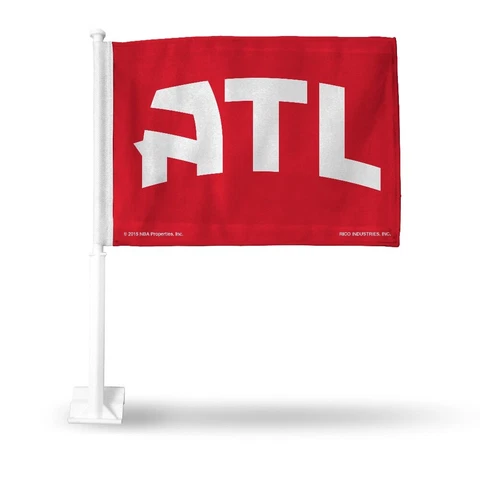 Atlanta Hawks NBA 11X14 Window Mount 2-Sided Car Flag Cover