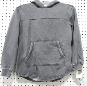 Boys' Hooded Sunburn Wash Sweatshirt Medium 8/10 Charcoal - Picture 1 of 3