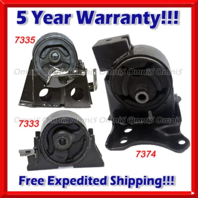 Juego de montaje de motor y transmisión M821 para Nissan X-Trail 2002-2006 2,5 L tracción delantera automático 3 piezas Foto 1 de 4