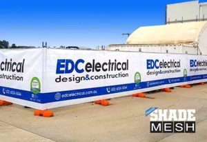 Cubiertas de malla de panel Heras Construction personalizadas impresas (excluye herrajes) - Imagen 1 de 12