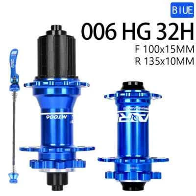 Cubo selado de mountain bike liberação rápida freio a disco 4 rolamentos cubo 28/32H - Imagem 1 de 4