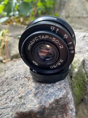 New Creative KMZ Industar 50-2 3.5/50 pancake lens SLR &Digital m42 mount #1502 - Image 1 of 4