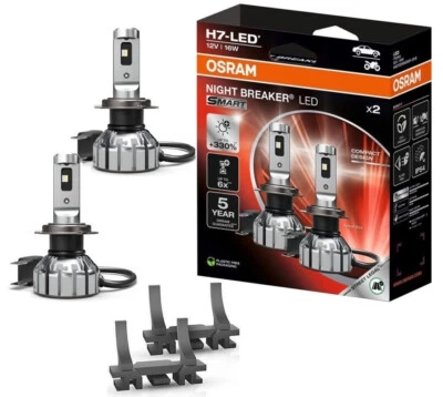 OSRAM NIGHT BREAKER LED H7 330% Set Ford Fiesta MK8 2017+ 64210DWNBSM 64210DA04 - Bild 1 von 4