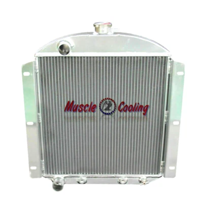 Radiador de alumínio 5054 3 fileiras serve 1950-1954 1953 1952 1951 Kaiser Frazer Henry J - Imagem 1 de 4