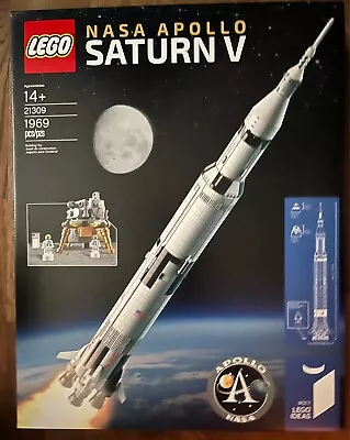 LEGO Ideas: NASA Apollo Saturn V (21309) In Shipping Box New - Image 1 of 2
