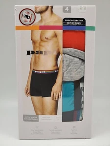PAPI PRIDE COLLECTION Rainbow Boxer Briefs 4 Pack Assorted Colors Men's Small - Picture 1 of 2