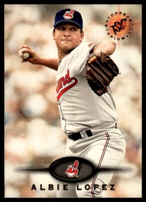 1995 Stadium Club #353 Albie Lopez Cleveland Indians - Image 1 of 2