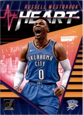 2018-19 Donruss All Heart #10 Russell Westbrook - NM-MT - Image 1 of 2