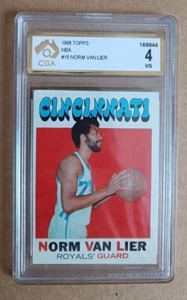 Norm Van Lier Topps 1971/72 - NBA Card #19 - CGA 4 VERY GOOD not PSA - Picture 1 of 2